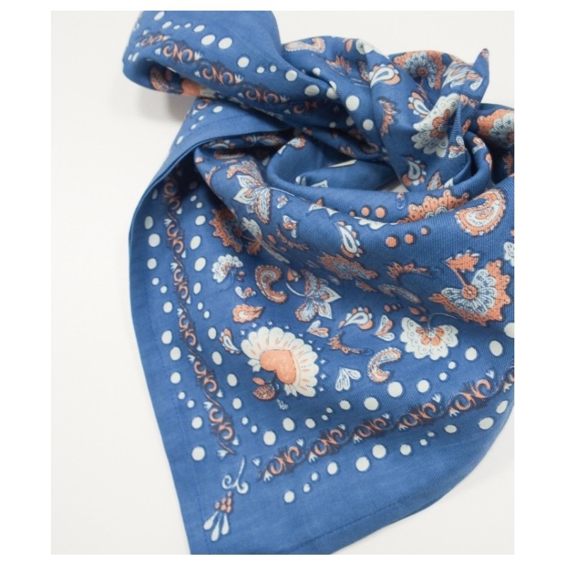 Petit Foulard Amour Ciel