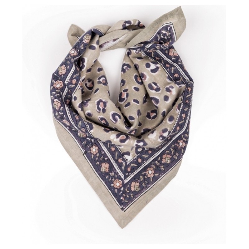 Petit Foulard Bengal Tilleul