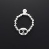 Bracelet perles marine Secret de Cuir