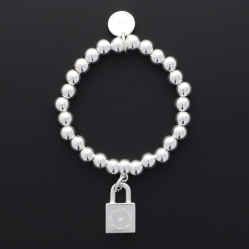 Bracelet perles cadenas 