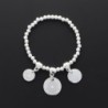 Bracelet perles élastiques logo 