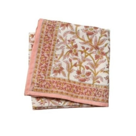 Foulard Curcuma Ecru pink Gd