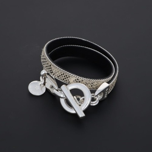 Bracelet Steph Serpent Blanc 