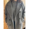 Manteau Danae long Gris 