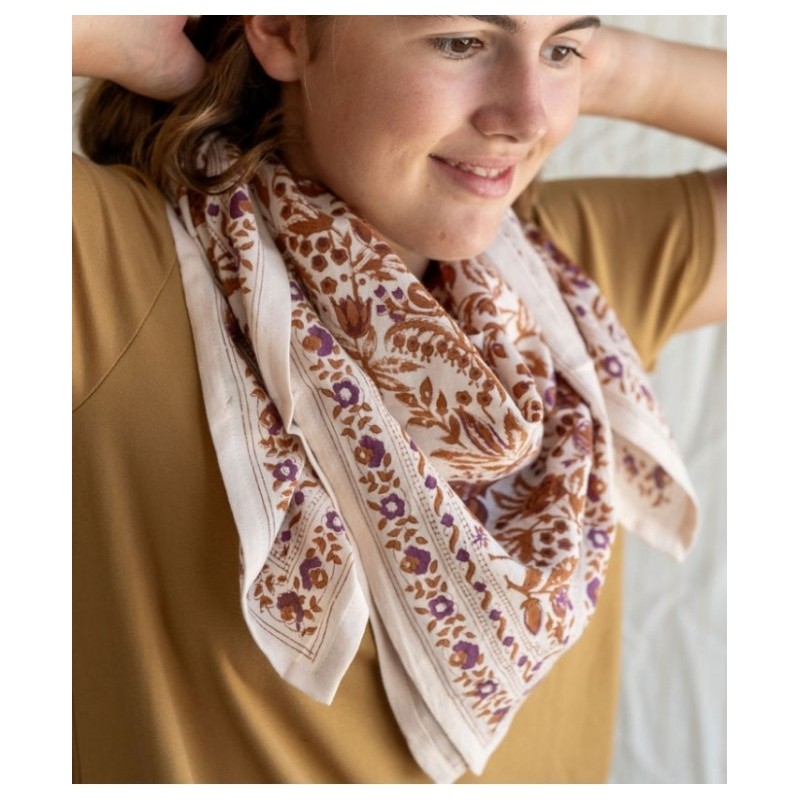 Grand Foulard Kali Cayenne 