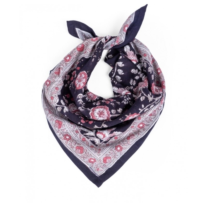 Petit Foulard Capri Minuit 