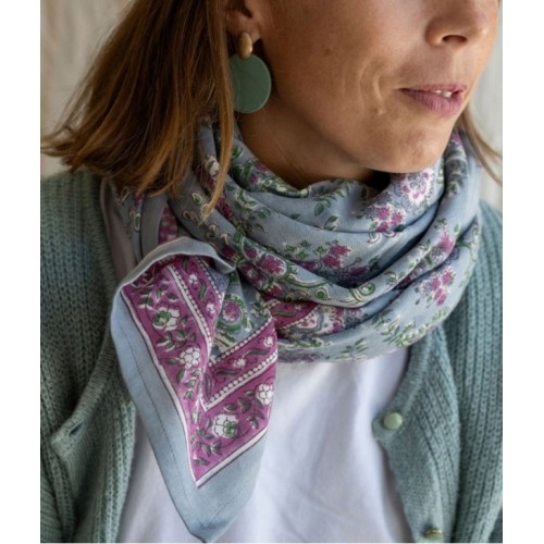 Grand Foulard Capri Nuage 