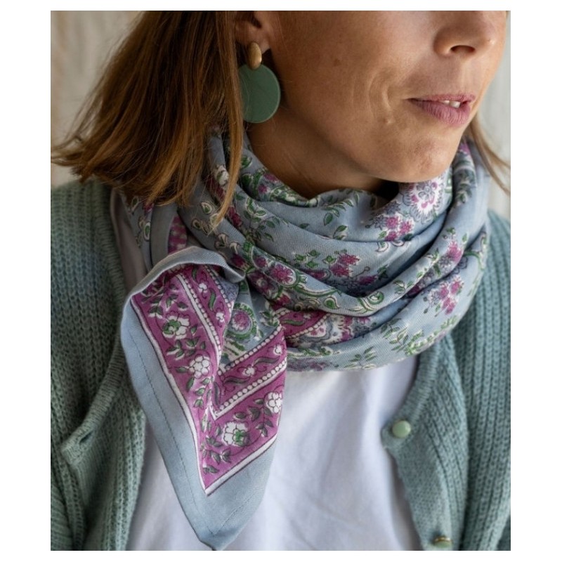 Grand Foulard Capri Nuage 