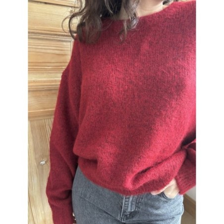 Pull Flavie bordeaux