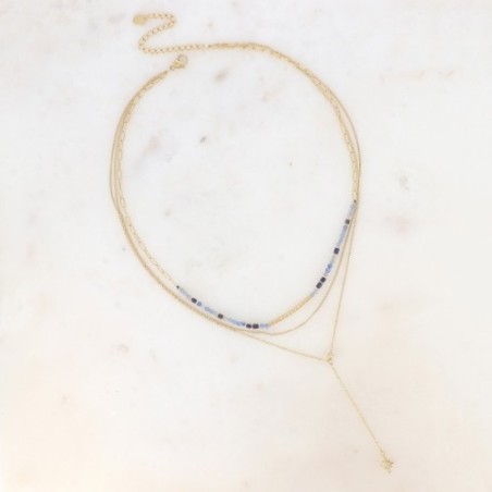 Collier Leona Bohm bleu