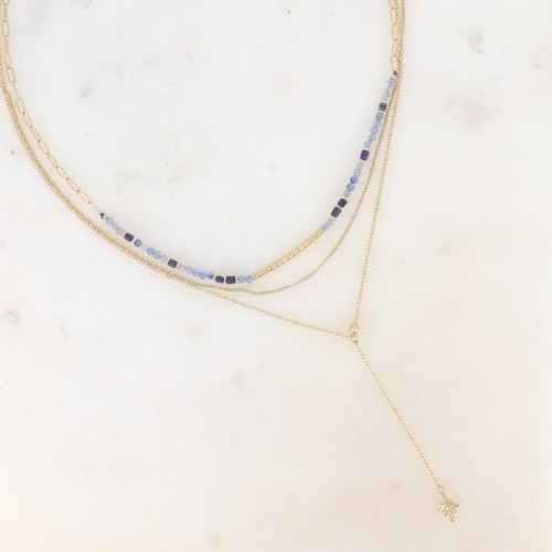 Collier Leona Bohm bleu