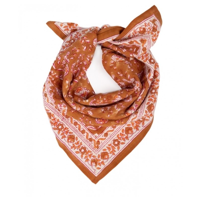 Petit foulard Sarika Caramel 