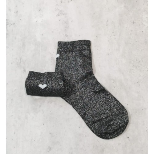 Chaussettes paillettes noir...