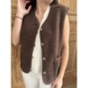 Gilet mouton Hans chocolat