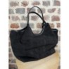 Sac Olga noir daim L