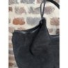 Sac Olga noir daim L