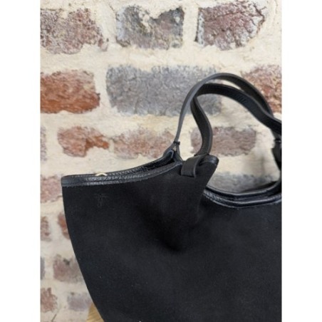 Sac Olga noir daim M