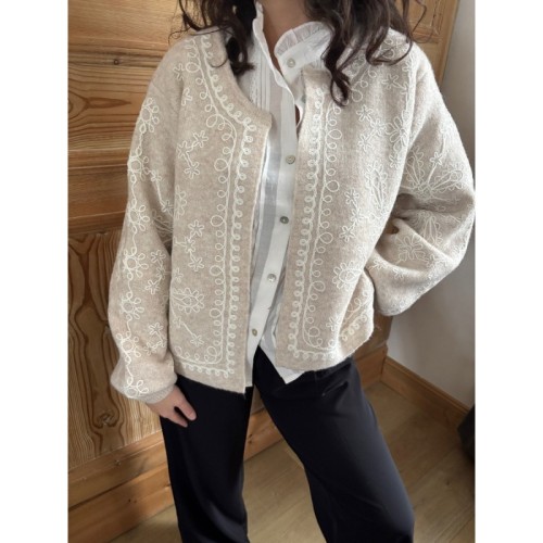 Gilet Romancia Beige 