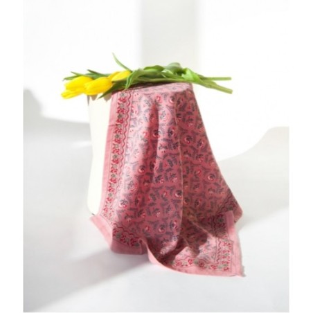 Grand Foulard Flora Framboise 