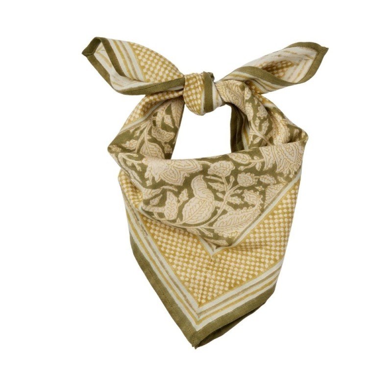 Petit Foulard Chandra Kaki 