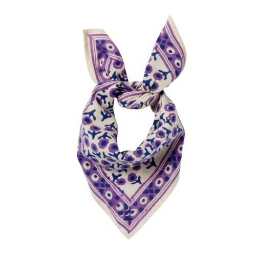 Petit Foulard Isha Cassis 