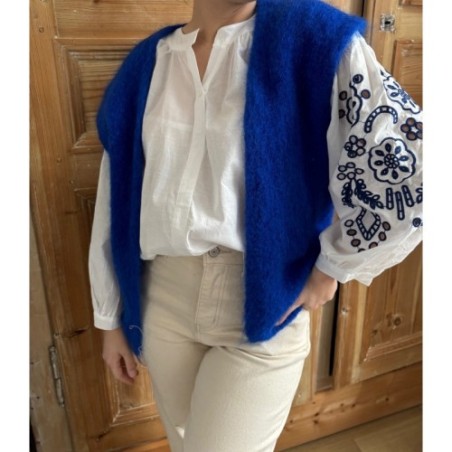Blouse Silaé Bleu 