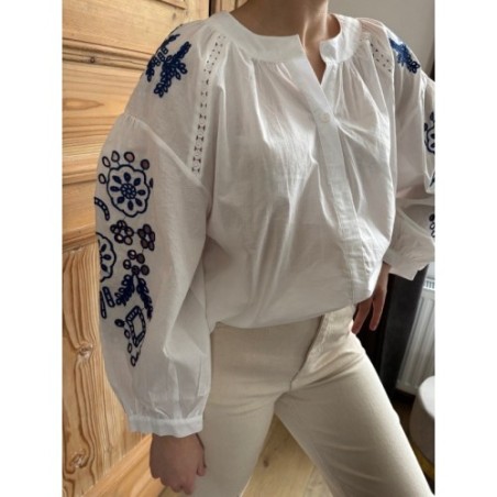 Blouse Silaé Bleu 