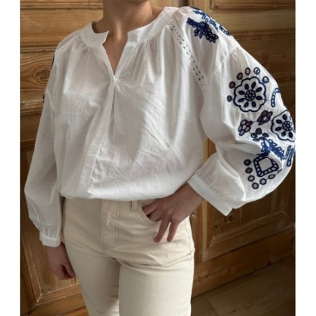 Blouse Silaé Bleu 