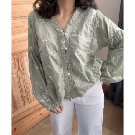 Blouse Suzanne Vert 