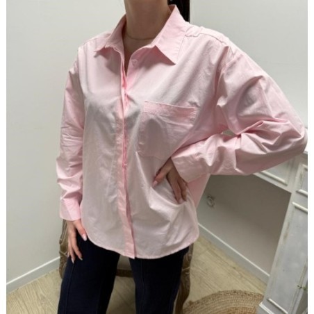 Chemise Charles rose