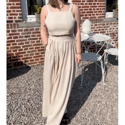 Jupe Romancia Beige