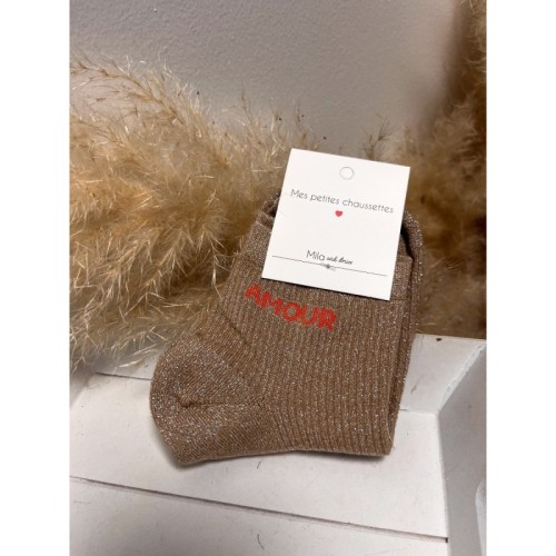 Chaussettes Amour Paillettes